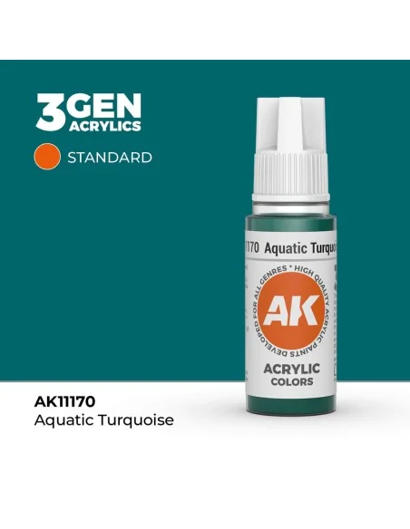 [NO_DESC] Aquatic Turquoise 17ml - AK Interactive AK11170
