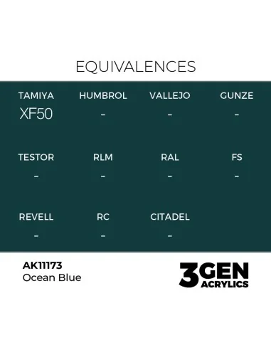 Ocean Blue 17ml - AK Interactive AK11173