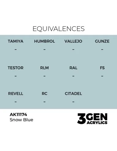 Snow Blue 17ml - AK Interactive AK11174