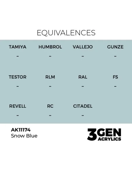 Snow Blue 17ml - AK Interactive AK11174