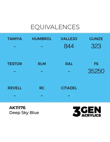 Deep Sky Blue 17ml - AK Interactive AK11176