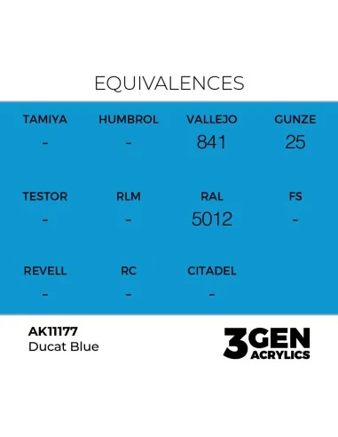 Ducat Blue 17ml - AK Interactive AK11177