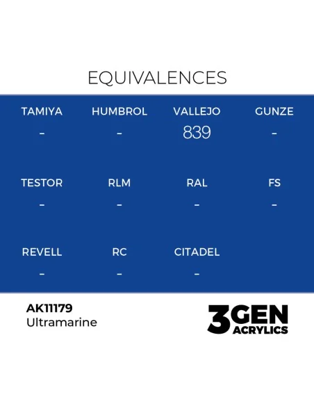 [NO_DESC] Ultramarine 17ml - AK Interactive AK11179