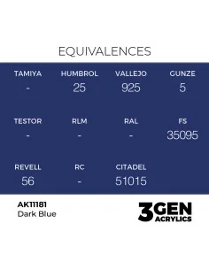 Dark Blue 17ml - AK Interactive AK11181 2