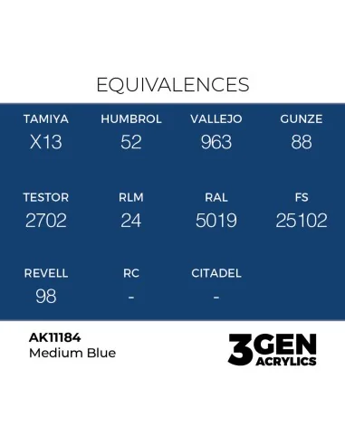 [NO_DESC] Medium Blue 17ml - AK Interactive AK11184