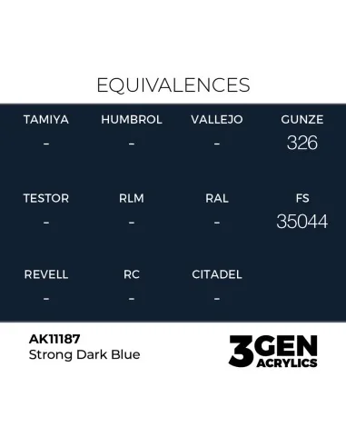 Strong Dark Blue 17ml - AK Interactive AK11187