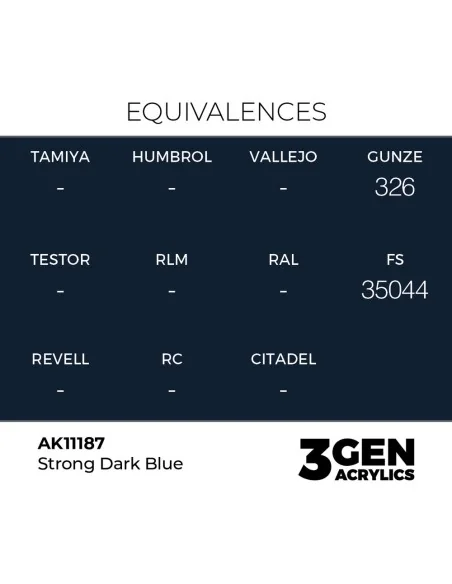 [NO_DESC] Strong Dark Blue 17ml - AK Interactive AK11187