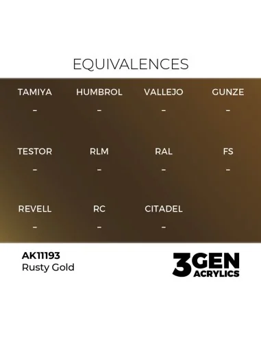Rusty Gold 17ml - AK Interactive AK11193