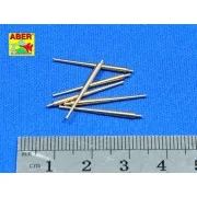 6 pcs 155 mm barrels for Yamato, 1/350 - Aber Models RE-350 L10 6 pcs 155 mm barrels for Yamato, 1/350 - Aber Models RE-350 L10