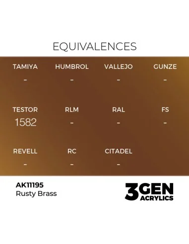 Rusty Brass 17ml - AK Interactive AK11195
