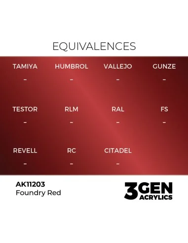 Foundry Red 17ml - AK Interactive AK11203