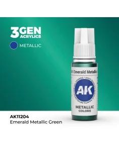 Emerald Metallic Green 17ml - AK Interactive AK11204