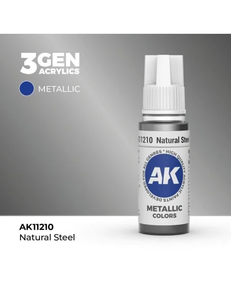 Natural Steel 17ml - AK Interactive AK11210