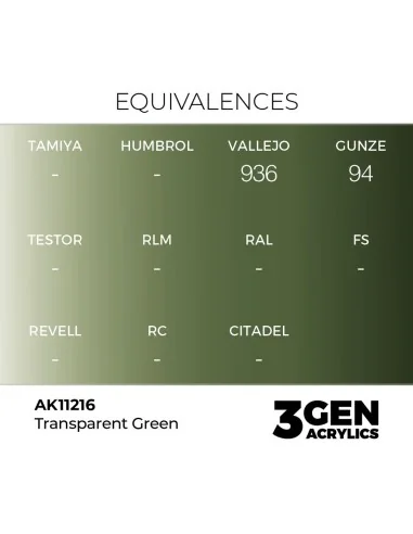 [NO_DESC] Clear Green 17ml - AK Interactive AK11216
