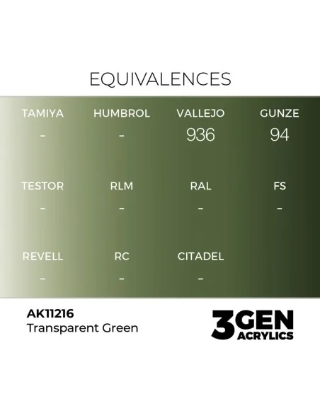 [NO_DESC] Clear Green 17ml - AK Interactive AK11216