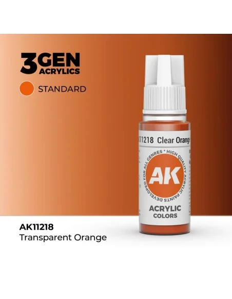 Clear Orange 17ml - AK Interactive AK11218