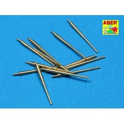 12 pcs 150 mm barrels for Bismarck - Aber Models RE-350 L12