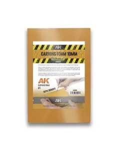 CARVING FOAM 10MM A4 SIZE (305 x 228 MM) - AK Interactive AK8094