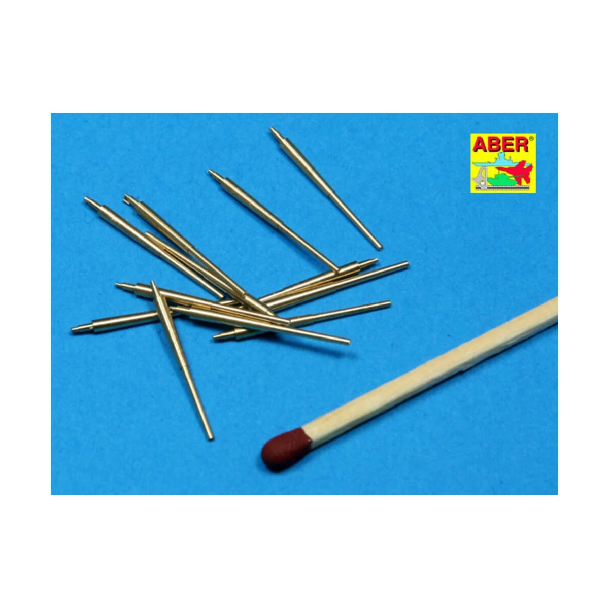 12 pcs 150 mm barrels for Bismarck - Aber Models RE-350 L12