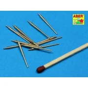 12 pcs 150 mm barrels for Bismarck - Aber Models RE-350 L12