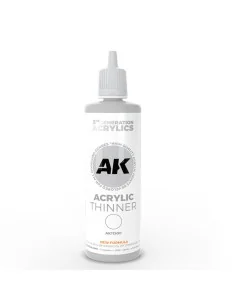 [NO_DESC] ACRYLIC THINNER 100 ML 3GEN - AK Interactive AK11500