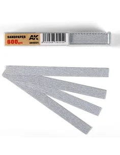 Dry Sandpaper 600 grit x 50 units - AK Interactive AK9024