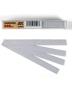 Dry Sandpaper 800 grit x 50 units - AK Interactive AK9025