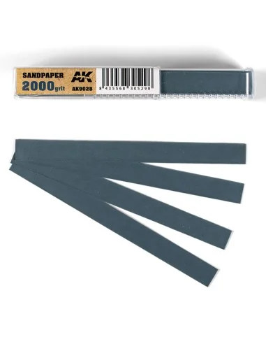 Wet Sandpaper 2000 grit x 50 units - AK Interactive AK9028