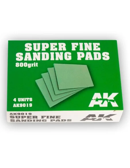 [NO_DESC] Super Fine Sanding Pads 800 grit.4 units - AK Interactive...