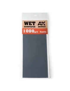 Wet Sandpaper 1000 Grit. 3 units - AK Interactive AK9033