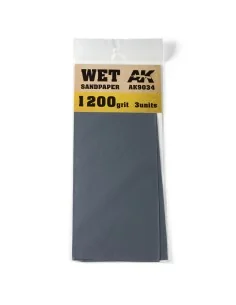 Wet Sandpaper 1200 Grit. 3 units - AK Interactive AK9034