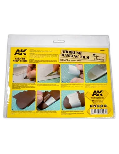 [NO_DESC] Airbrush Masking Film - 2 units - AK Interactive AK9045