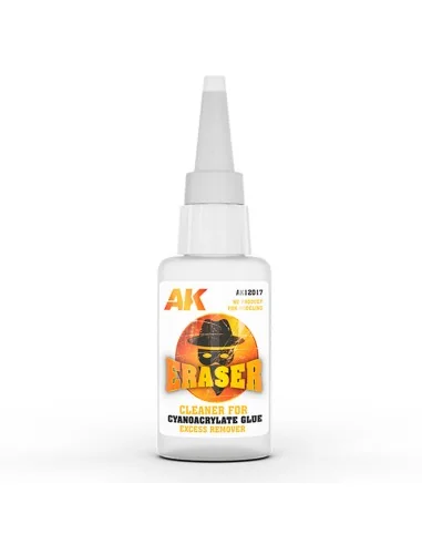 ERASER CLEANER FOR CYANOCRYLATE (EXCESS REMOVER) / LIMPIADOR PARA P...