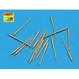 16 pcs 105 mm in C/37 mount for German, 1/350 - Aber Models RE-350 L14