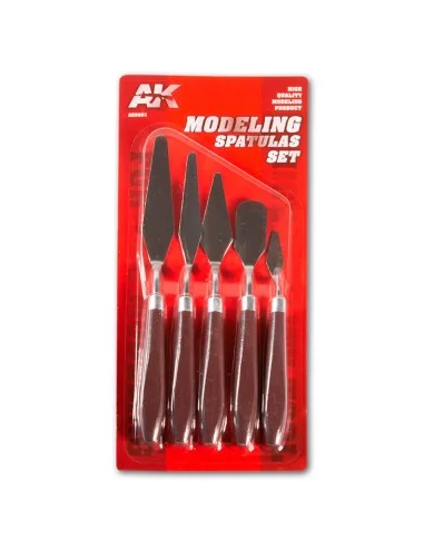 SET DE ESPÁTULAS PARA MODELISMO / MODELISM SPATULAS SET - AK Intera...