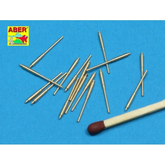 16 pcs 105 mm in C/37 mount for German, 1/350 - Aber Models RE-350 L14