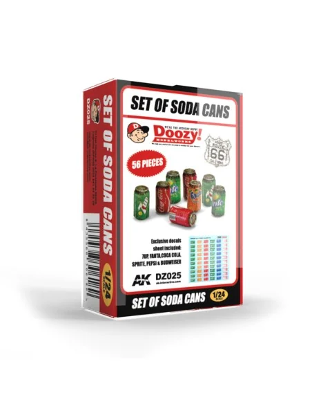 SET OF SODA CANS - AK Interactive DZ025