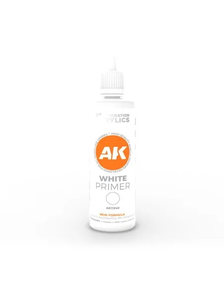 White Primer 100 ml 3GEN - AK Interactive AK11240