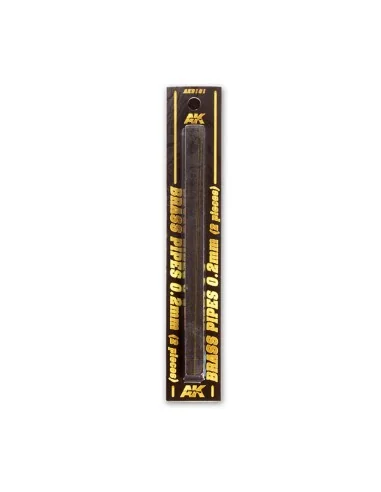 BRASS PIPES 0, 2mm, 2 units - AK Interactive AK9101