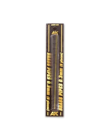 BRASS PIPES 0, 3mm, 5 units - AK Interactive AK9102