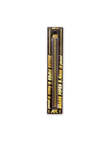 BRASS PIPES 0, 4mm, 5 units - AK Interactive AK9103
