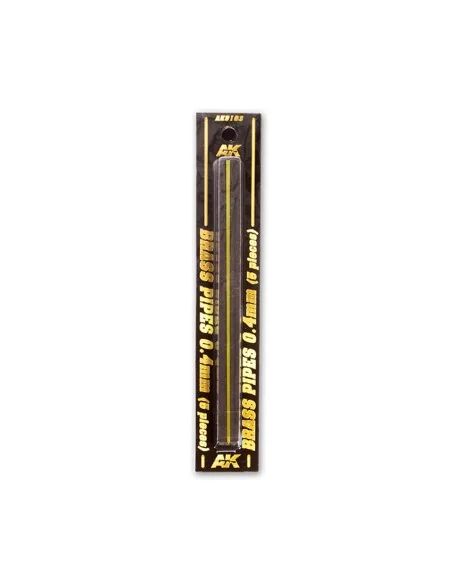 BRASS PIPES 0, 4mm, 5 units - AK Interactive AK9103