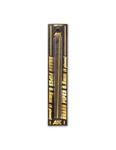 BRASS PIPES 0, 5mm, 5 units - AK Interactive AK9104
