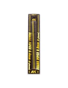 BRASS PIPES 0, 8mm, 5 units - AK Interactive AK9107