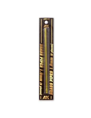 BRASS PIPES 1, 0mm, 5 units - AK Interactive AK9109