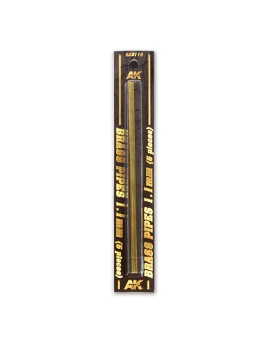 BRASS PIPES 1, 1mm, 5 units - AK Interactive AK9110