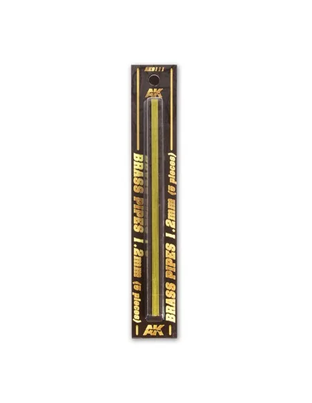 BRASS PIPES 1, 2mm, 5 units - AK Interactive AK9111