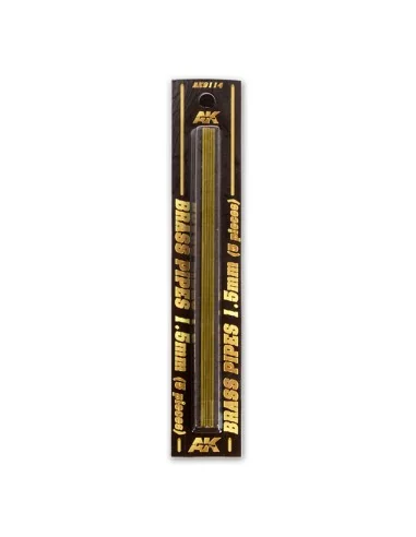 BRASS PIPES 1, 5mm, 5 units - AK Interactive AK9114