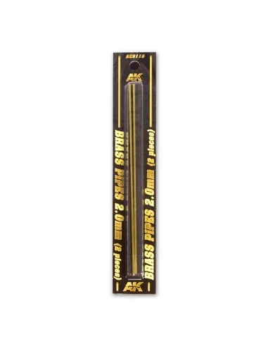 BRASS PIPES 2, 0mm, 2 units - AK Interactive AK9118