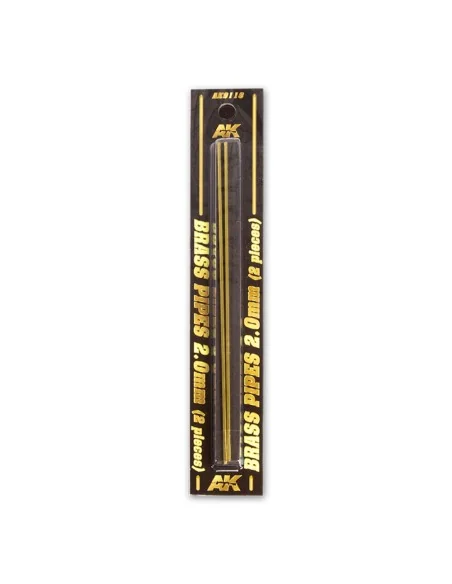 BRASS PIPES 2, 0mm, 2 units - AK Interactive AK9118